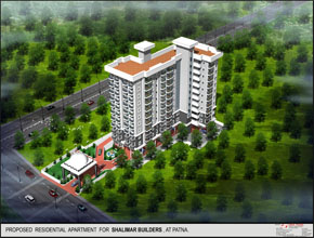 AERIEL VIEW FOR SHALIMAR BUILDERS