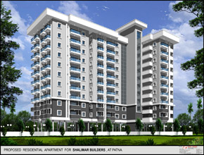 PERSPECTIVE VIEW FOR SHALIMAR BUILDERS
