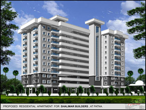 PERSPECTIVE VIEW FOR SHALIMAR BUILDERS