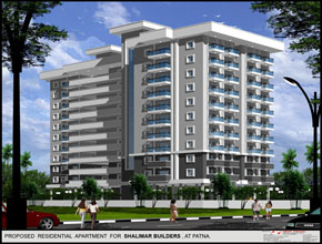 PERSPECTIVE VIEW FOR SHALIMAR BUILDERS