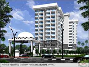 PERSPECTIVE VIEW FOR SHALIMAR BUILDERS